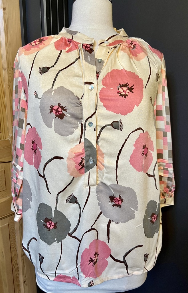 Costa Mani Blouse flower (S)
